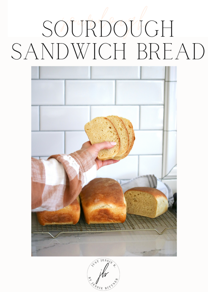 Sourdough Sandwich Bread Loaf - #foodbyjonister