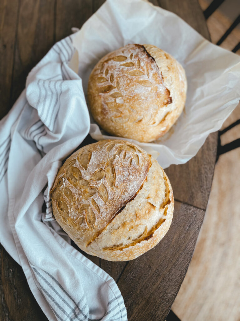 Sourdough Loaves: My Recipe, Baking Schedule, & Favorite Tools – Just  Jessie B