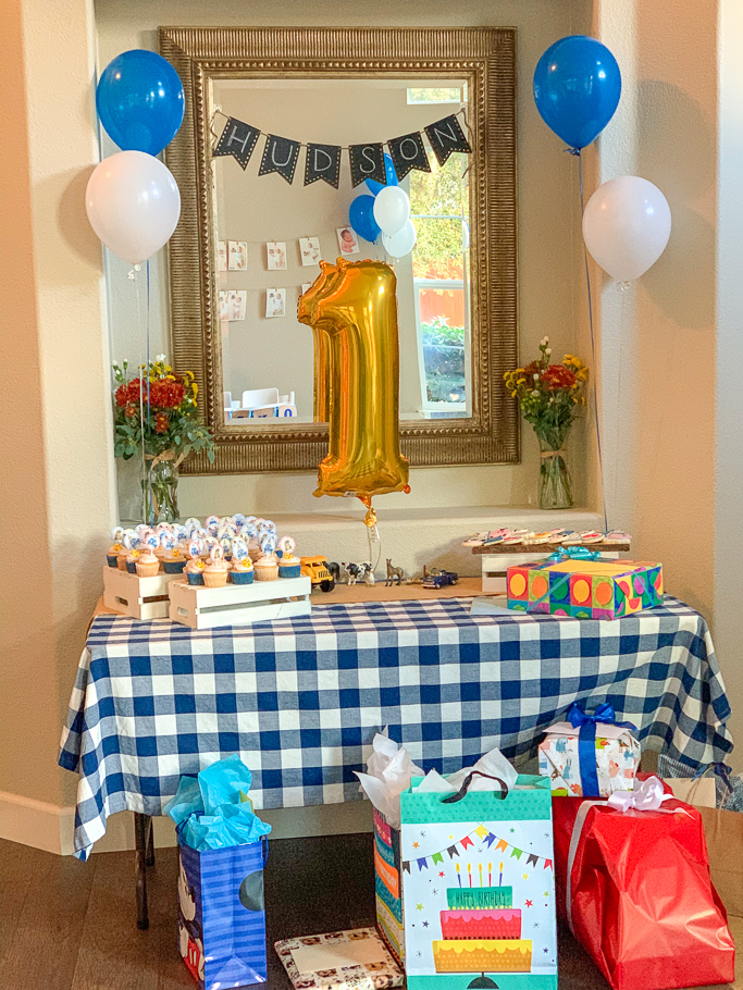 Hudson's First Birthday Party! Little Blue Truck Theme – Just Jessie B