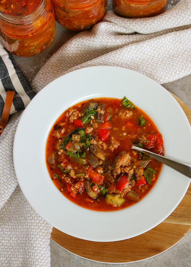 Italian Wedding Soup {Paleo, Keto, Whole30} 