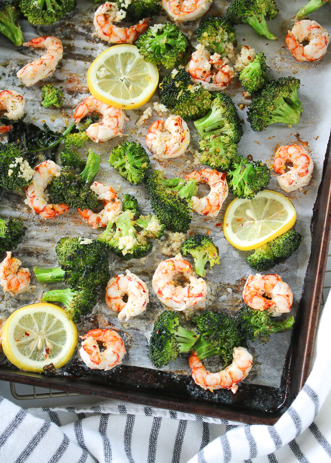 Sheet Pan Garlic Butter Shrimp - Keto Cooking Christian