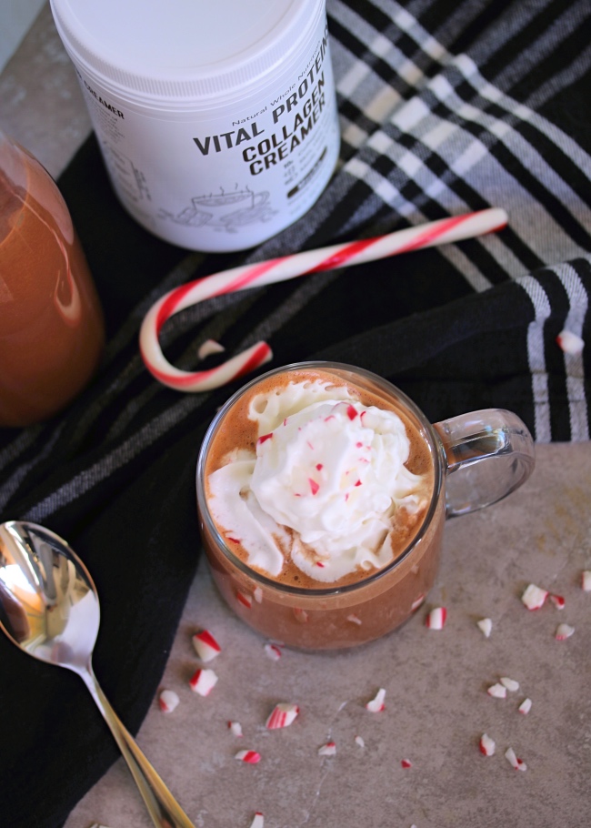 Simple Homemade Peppermint Mocha Creamer - Meal Planning Magic