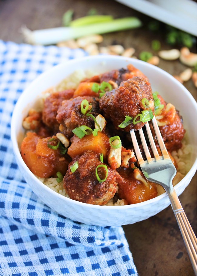 Slow Cooker Asian BBQ Meatballs PALEO, Whole30 Just Jessie B