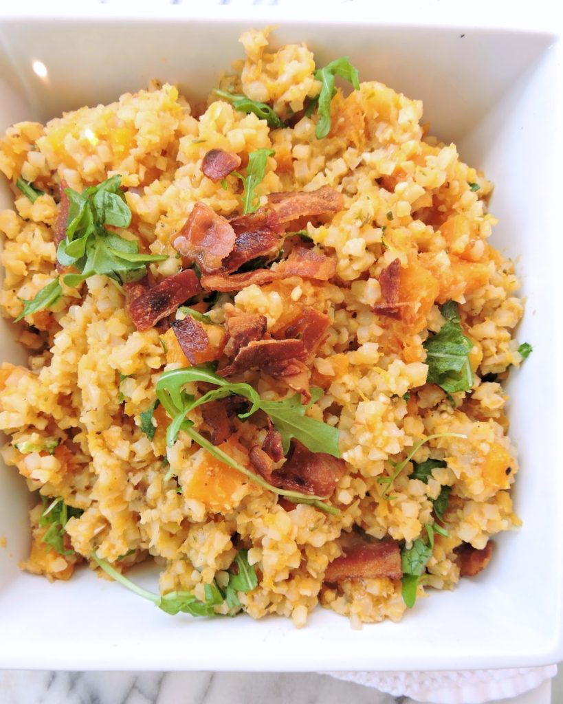 Butternut Squash Cauliflower "Risotto" Just Jessie B