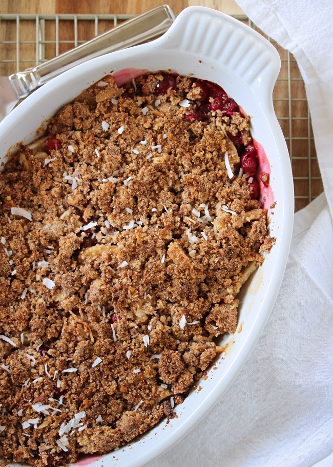 Cranberry Apple Crisp | PALEO – Just Jessie B