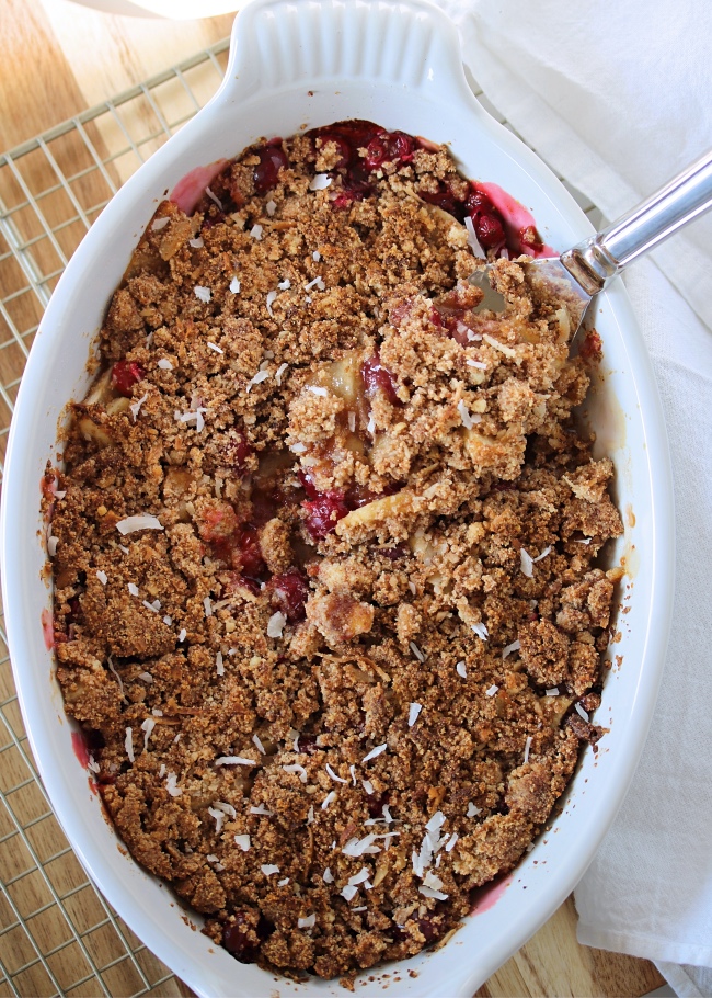 Cranberry Apple Crisp | PALEO – Just Jessie B