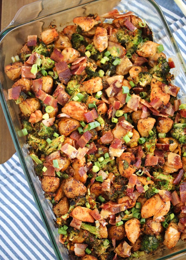 Loaded Chicken & Potato Casserole PALEO, Whole30 Just Jessie B