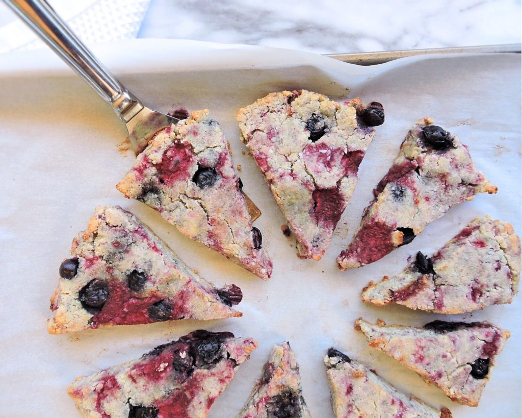 Berry Coconut Scones | PALEO - Just Jessie B