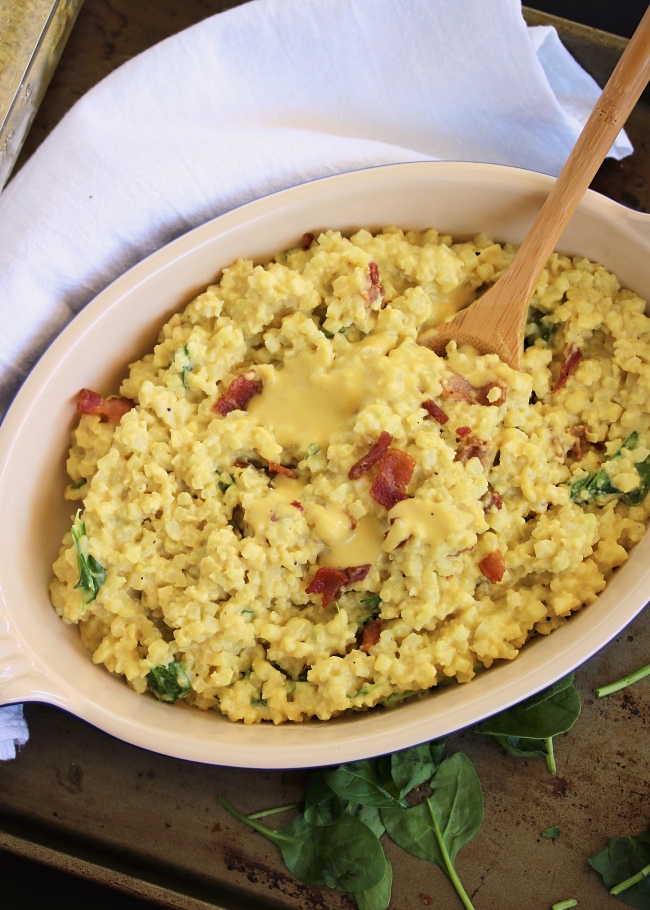 "Cheesy" Cauliflower Rice | Paleo – Just Jessie B