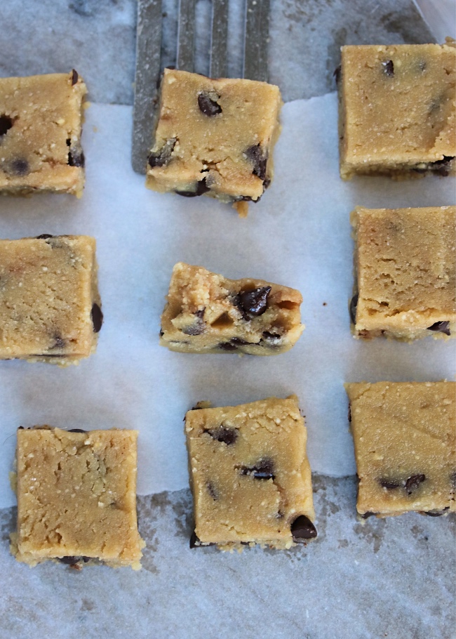 Cookie Dough Fudge Bars Paleo Just Jessie B