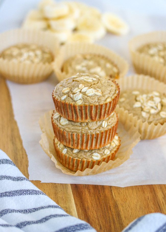Banana Oat Blender Muffins Gluten Free, Dairy Free Just Jessie B
