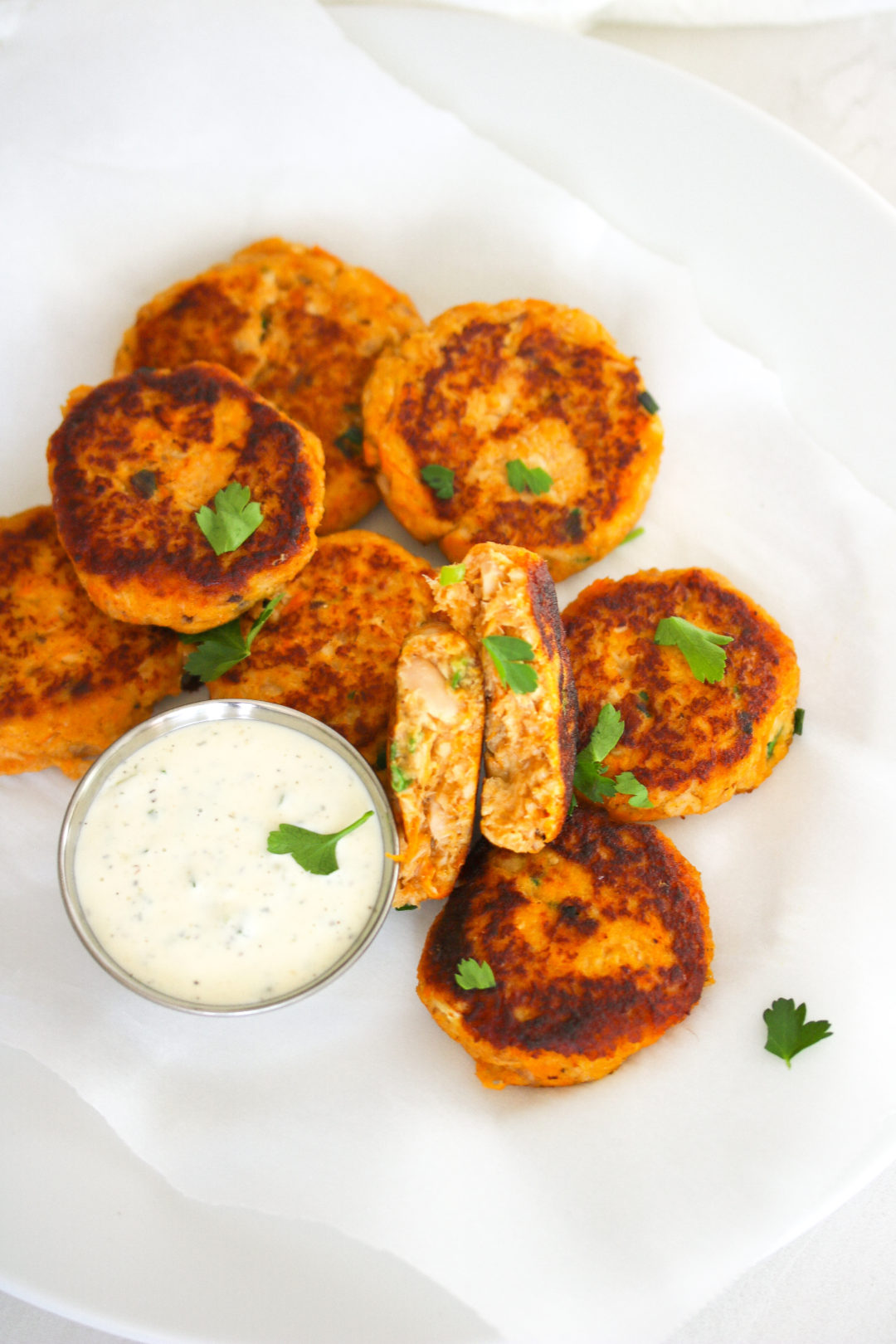 Salmon & Sweet Potato Cakes – Just Jessie B