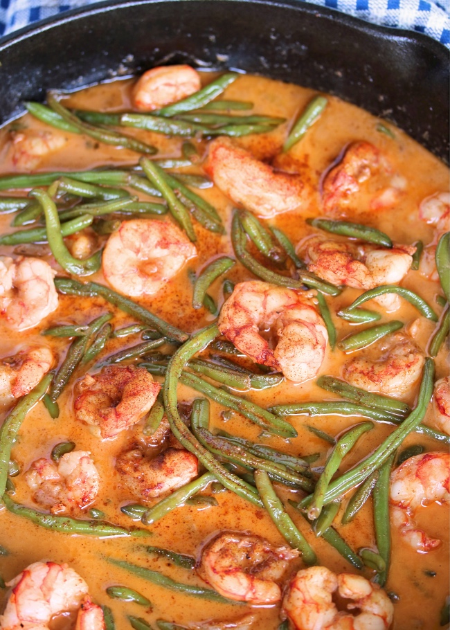 Shrimp green hot sale beans coconut milk