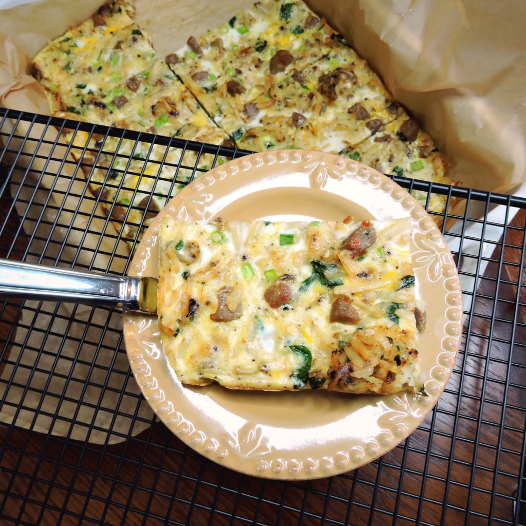 Hash Brown & Sausage Breakfast Casserole | PALEO – Just Jessie B