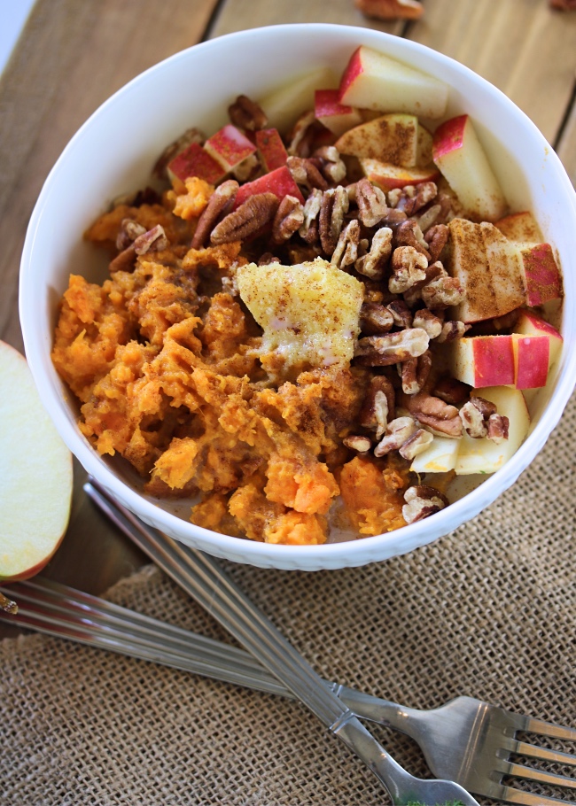 Cinnamon Apple Sweet Potato Breakfast Bowls | PALEO, Whole30 – Just ...